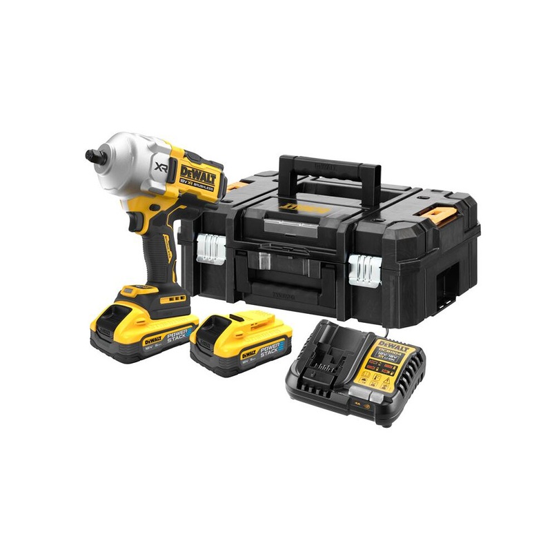 Compare new dewalt dcf961h2t high torque 1/2in impact wrench 18v 2x powerstack 5.0ah + tstak dcf961h2t-gb size 18 products from over 25,000 stores