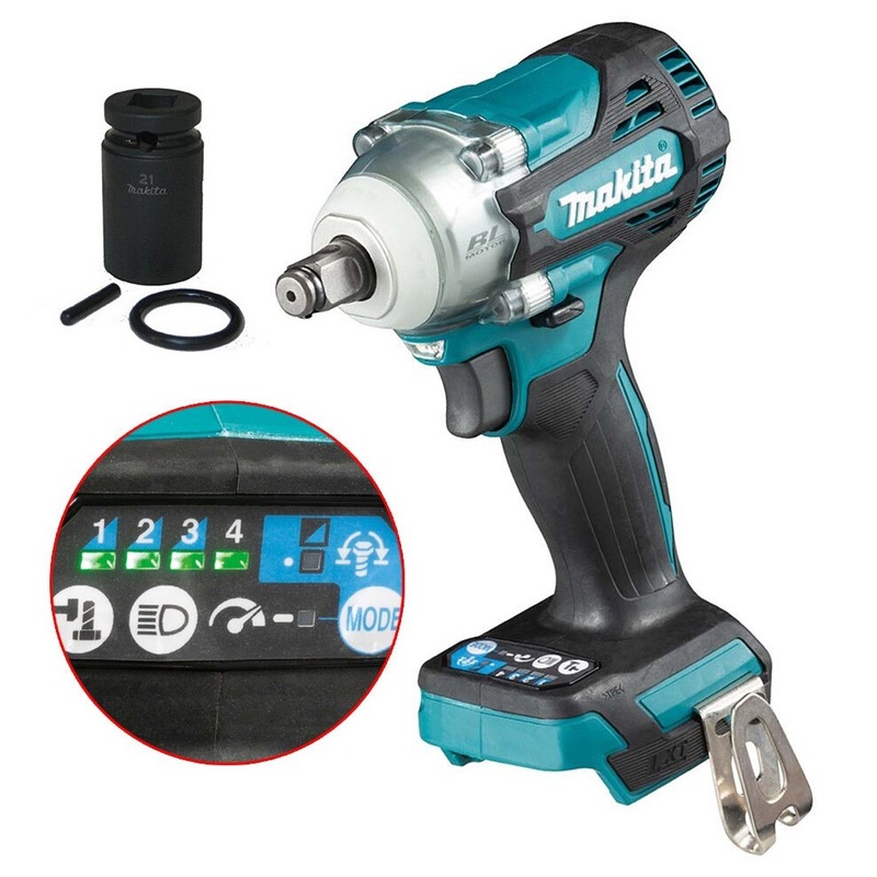 Compare new makita dtw300z 18v lxt brushless impact wrench 1/2 drive 4 speed + 21mm socket dtw300z-134833-2 size 1 products from over 25,000 stores