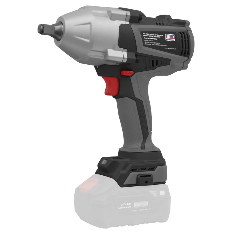 Compare sealey premier brushless impact wrench 20v sv20 series 1/2 drive body only cp20vxiw size 20 products from over 25,000 stores