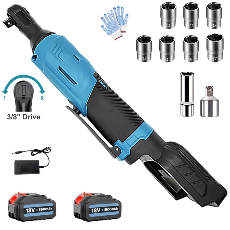 Compare teetok (clwuk-yc-21vjlbs-js-b+yc-sp-5-15-cdq-2p) ratchet spanners wrench, 400nm electric cordless right ratchet 3/8 trigger diy too,compatible with makita b products from over 25,000 stores
