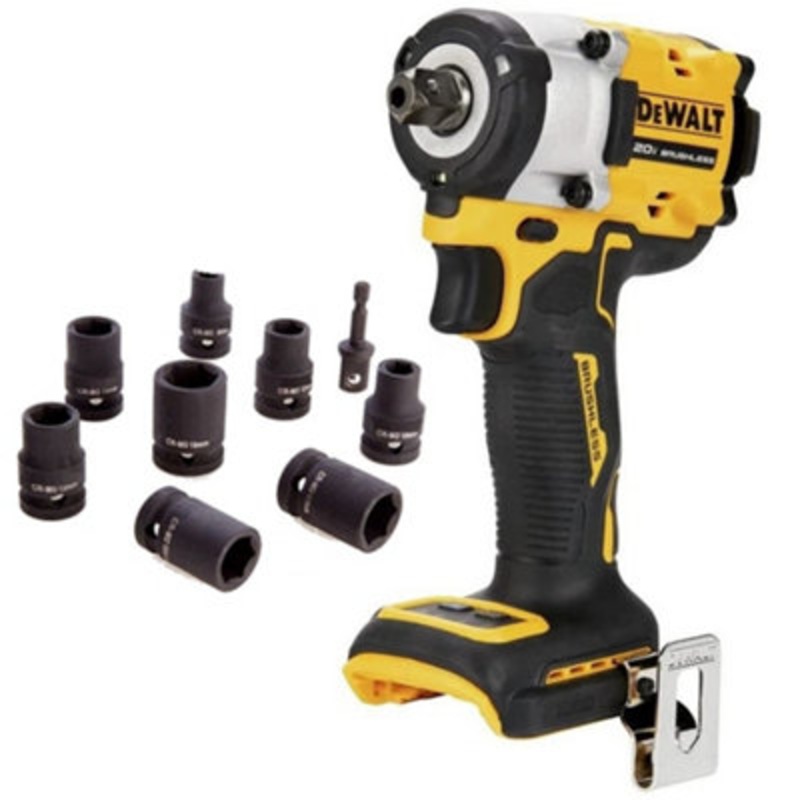 Compare dewalt light/white 18v xr dcf922n brushless 1/2 torque wrench detent pin + 9pc socket set size 18 products from over 25,000 stores