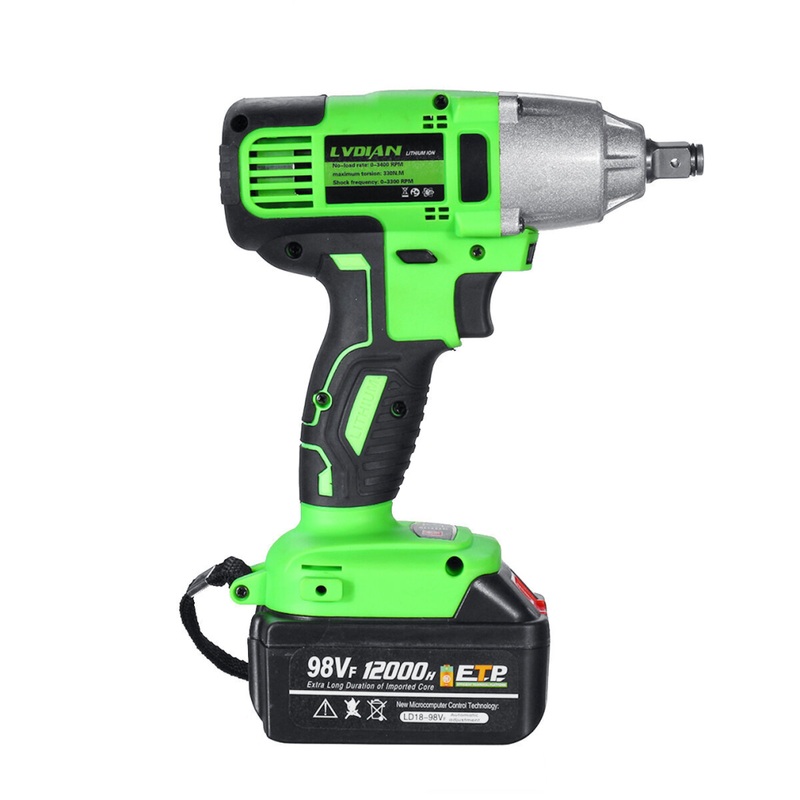 Compare green 98vf brushless impact wrench 320n.m electric cordless rechargeable driver woodworking tools products from over 25,000 stores