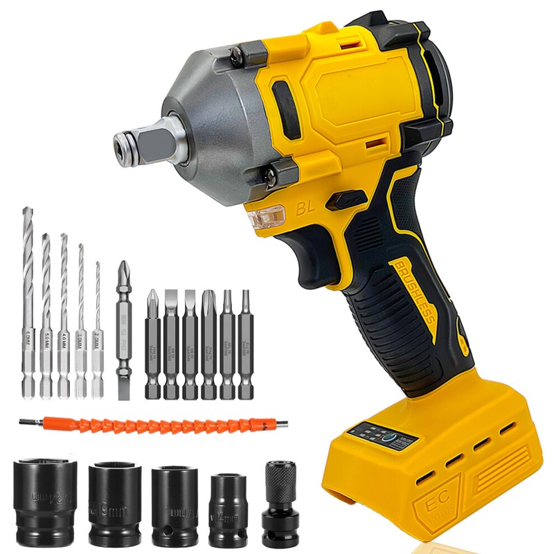 Compare new teetok cordless brushless impact wrench 1/2700nm (nobattery-dewaltcompatible products from over 25,000 stores