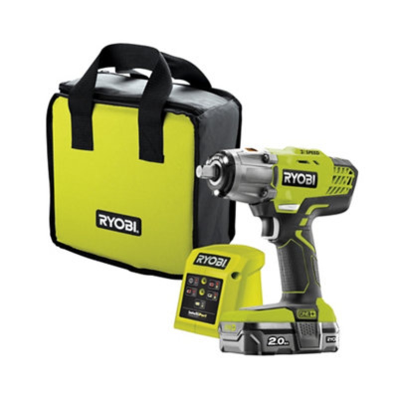 Compare ryobi one+ 18v li-ion brushed cordless impact wrench (1 x 2ah) – r18iw3-120s – refurbished products from over 25,000 stores