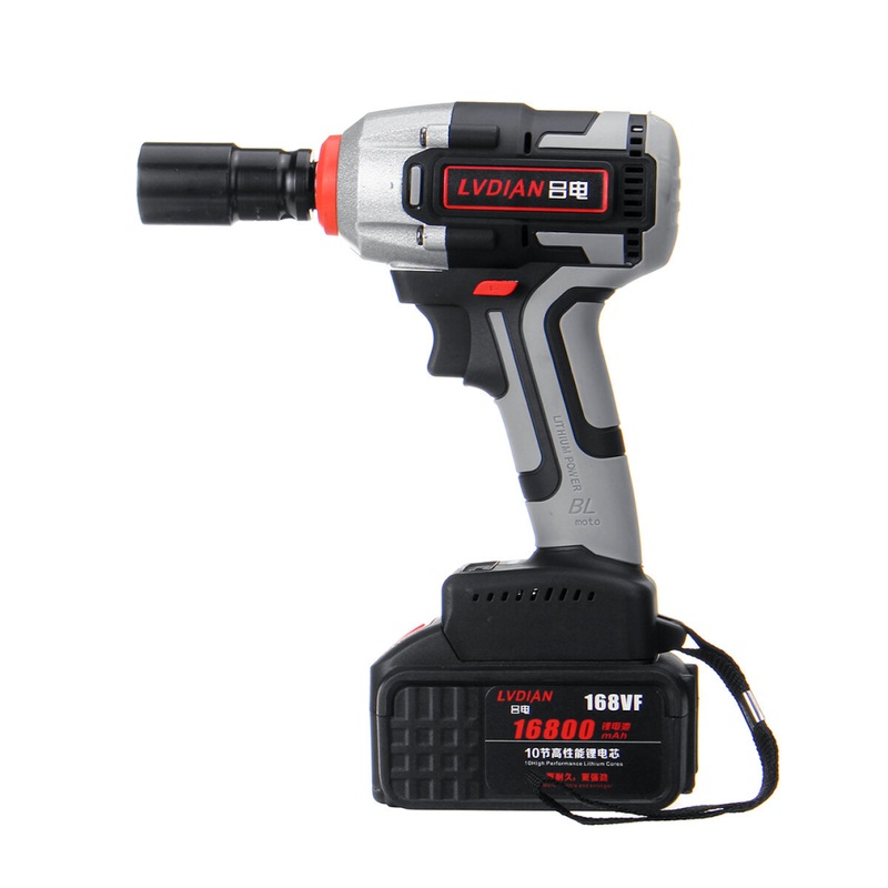 Compare 330nm 168tv 16800mah brushless cordless electric impact wrench drill tool with sleeve products from over 25,000 stores