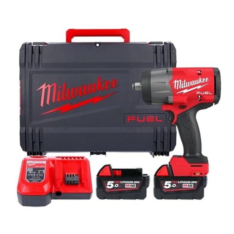 Compare milwaukee red m18 oneiwf12-502x fuel one-key 1/2in fr impact wrench 18v 2 x 5.0ah li-ion size 18 products from over 25,000 stores
