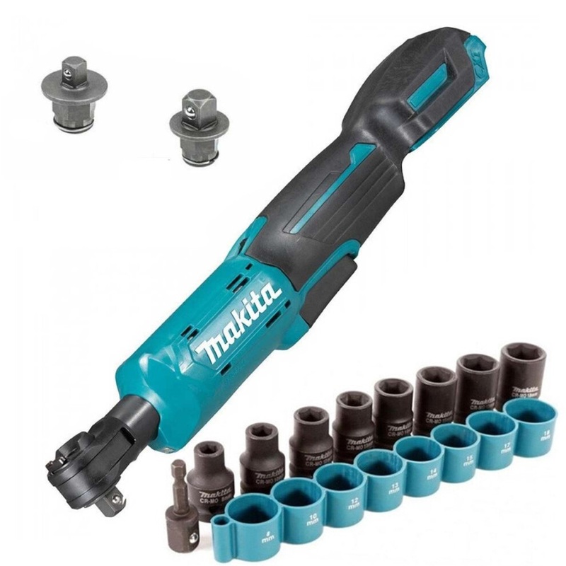 Compare makita wr100dz 12v cxt ratchet wrench 1/4 or 3/8 square drive + 9pc socket set size 12 products from over 25,000 stores