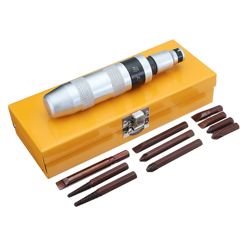 Compare new 12pcs multi-purpose impact screwdriver set screw removal tool with iron box 1200g products from over 25,000 stores