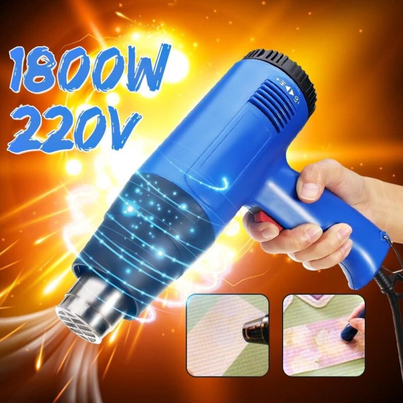 Compare 1800w 60-600 degrees celsius adjustable insustrial heat air-gun hot air wind blower dual temperature power drying heater products from over 25,000 stores