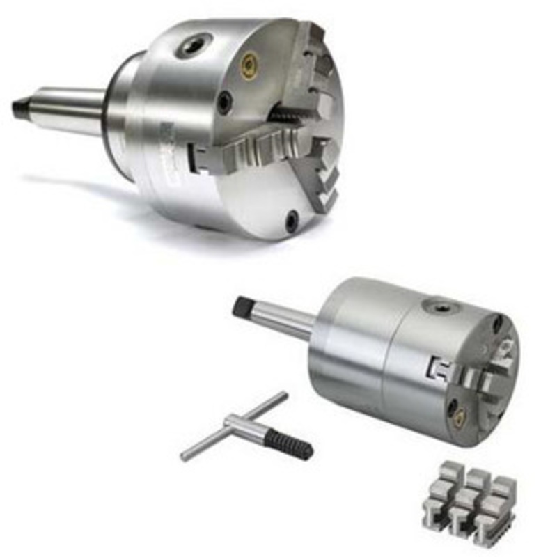 Bison 3-Jaw Self-Centering Chuck with MT Shanks – 7-865-0500