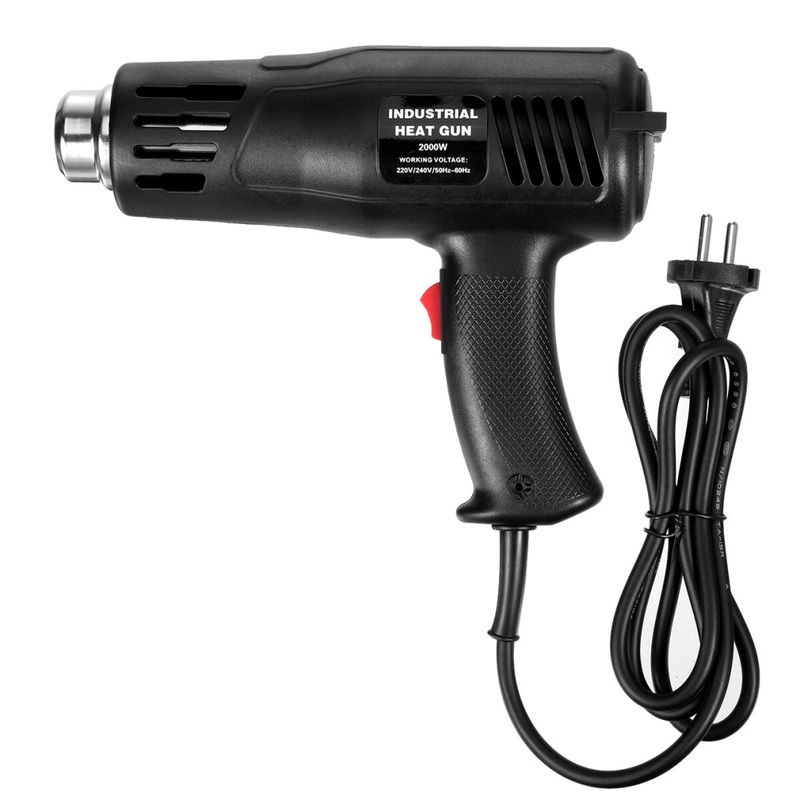 Compare 2000w industrial electric hot air power tool adjustable thermoregulator air flow heat spear plastic torch for car foil tools size 1 products from over 25,000 stores