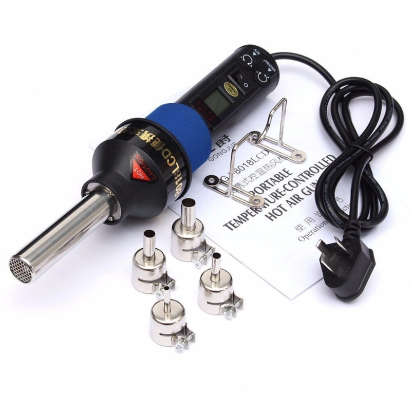 Compare gongjue 8018lcd 220v 450 degree lcd adjustable electronic heat hot air gun size 4 products from over 25,000 stores