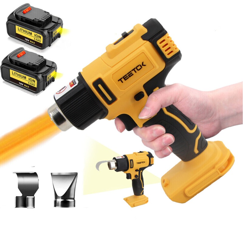 Compare teetok for dewalt dce530n 18v cordless heat gun 350-600 c+2nozzles+2battery size 2 products from over 25,000 stores