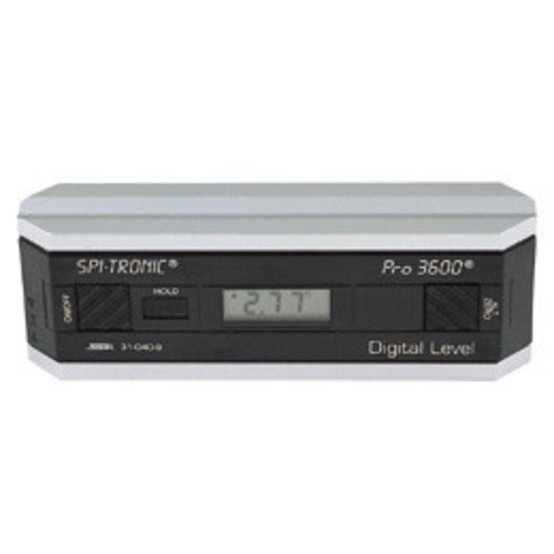 SPI TRONIC PRO 3600 Digital Level Protractor Inclinometer, With 0.01 Resolution – 31-040-9