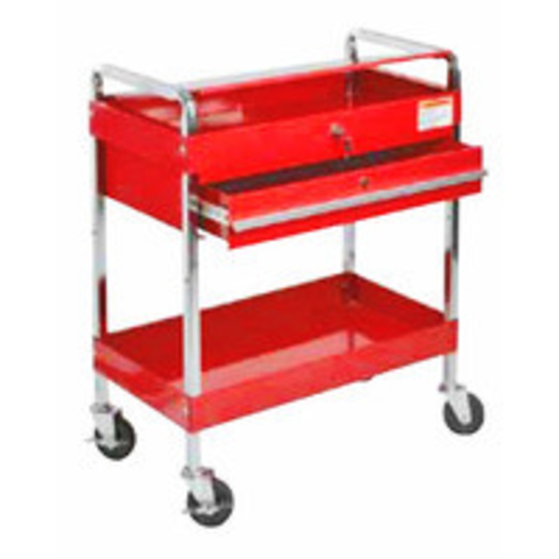 SUNEX Service Cart with Locking Top and Locking Drawer – 8013ABL