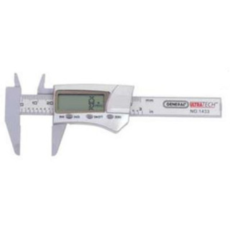 General Ultra-Tech Carbon Fibre Digital Fraction Caliper 0-3 – 1433
