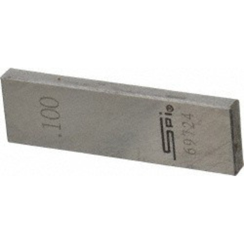 Rectangular Steel Gage Block, Grade 0, Size: 0.10000 – 12-641-7