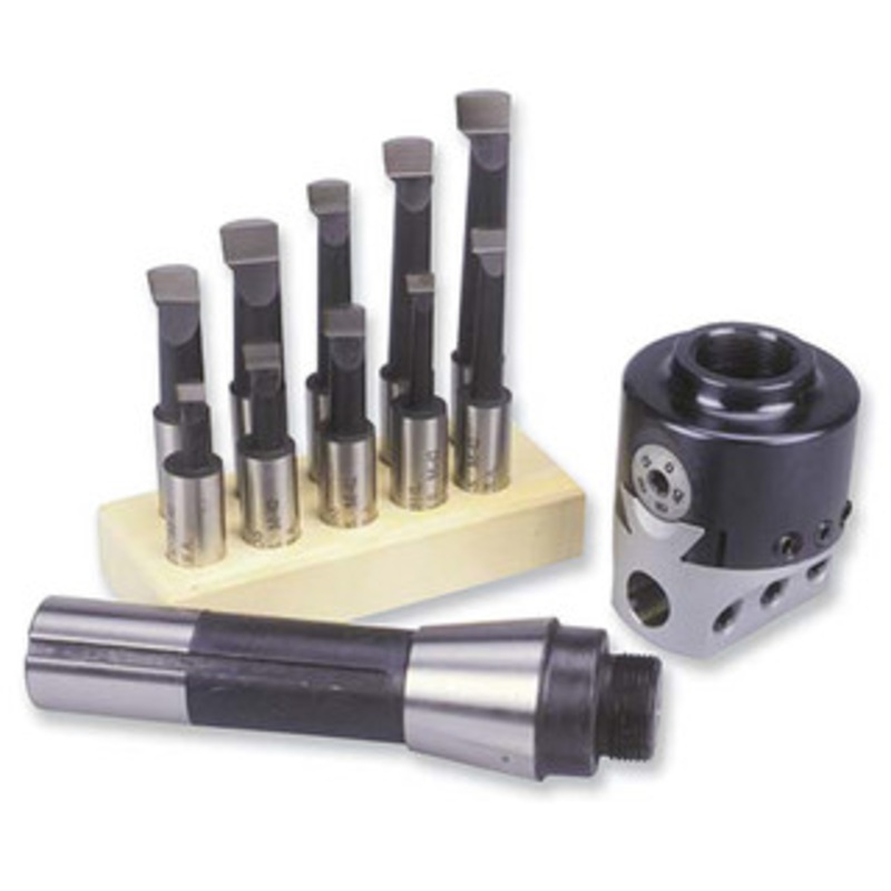 Boring Head Set w/ R8 Shank, 3 Dia. Head, C-6 Carbide, 12 pcs. – 51-139-4