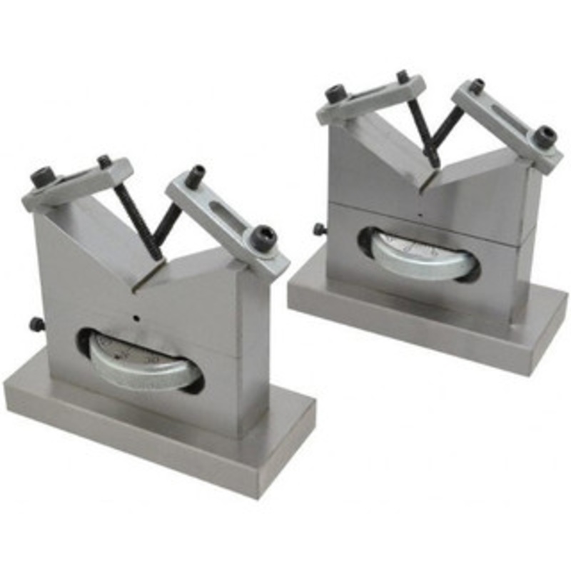 SPI High Precision Adjustable V-Blocks, 2 Piece Set – 91-300-4