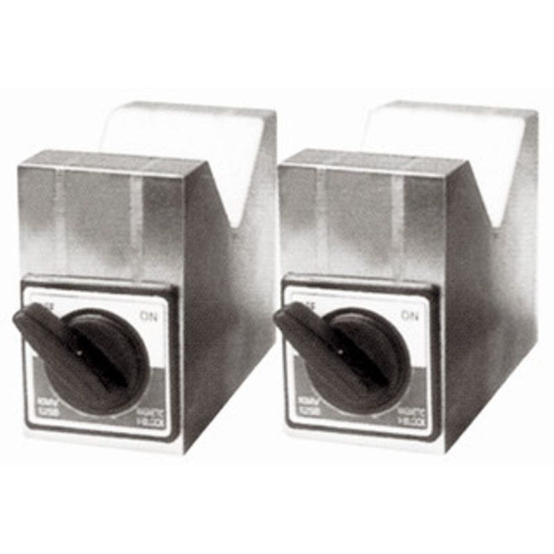 Precise Aluminum Cast Magnetic V-Block Pairs – 3402-0900
