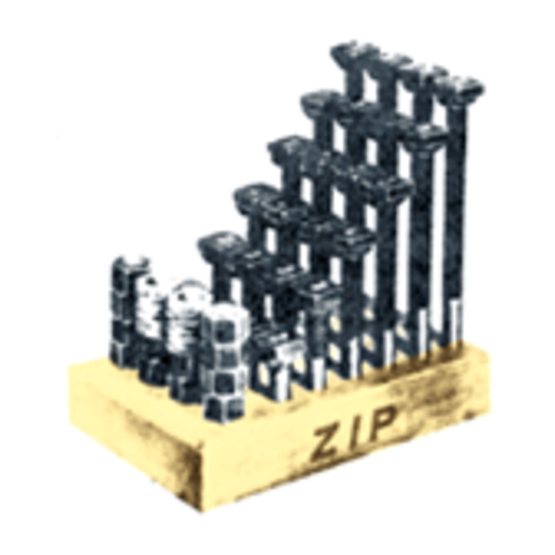 Teco T Slot Bolt, Nut & Washer Set – 61875