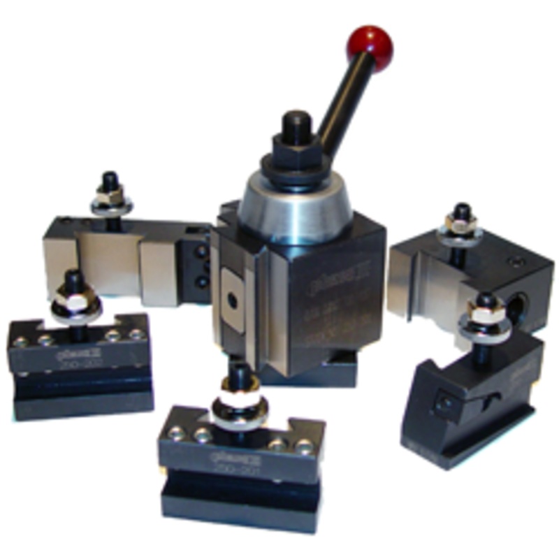 Phase II Quick-Change Piston Type Lathe Tool Post Sets