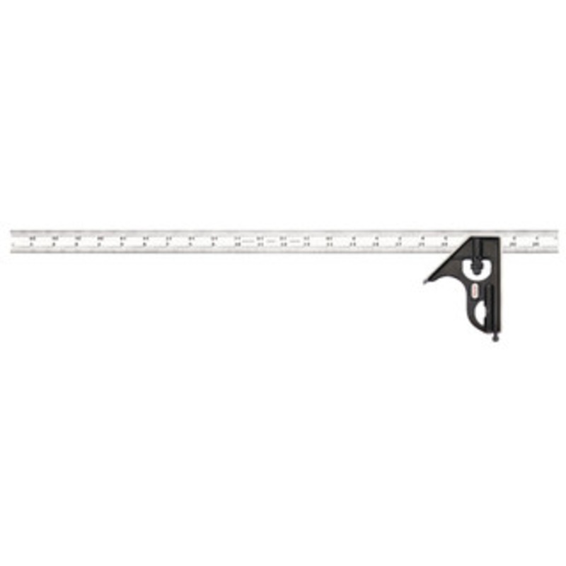 Starrett 24 Combination Square with Square Head, EDP 56404 – C33H-24-4R