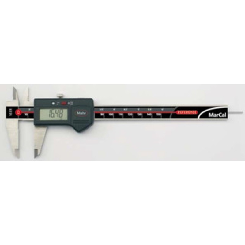 MarCal Digital Caliper 16 ER with data output, 6/150mm, Round Depth Rod – 4103002
