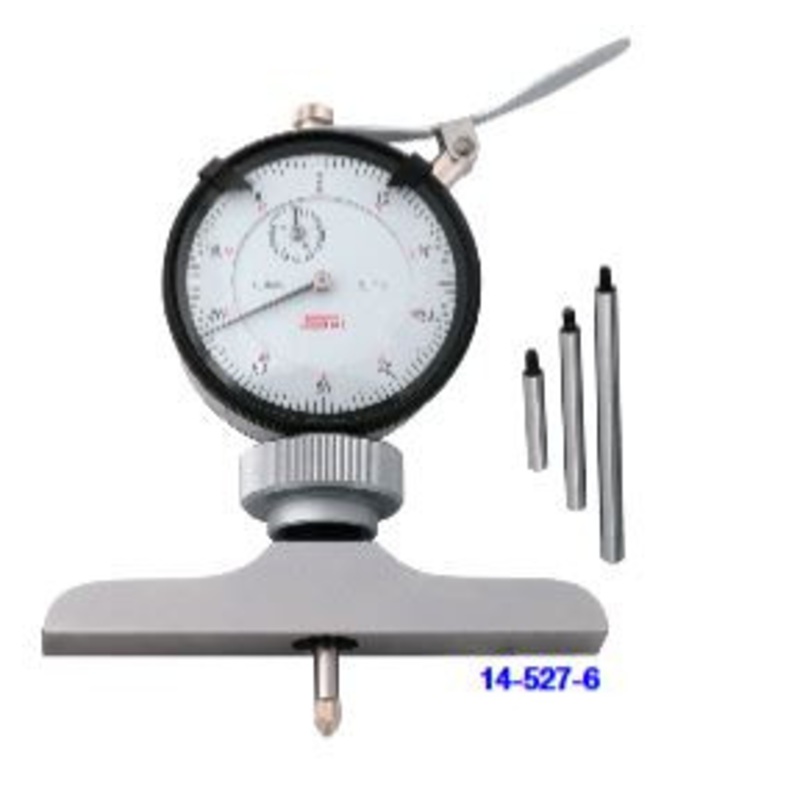 SPI Dial Depth Gage, 0-4 Range, 2-1/2 Base – 14-527-6