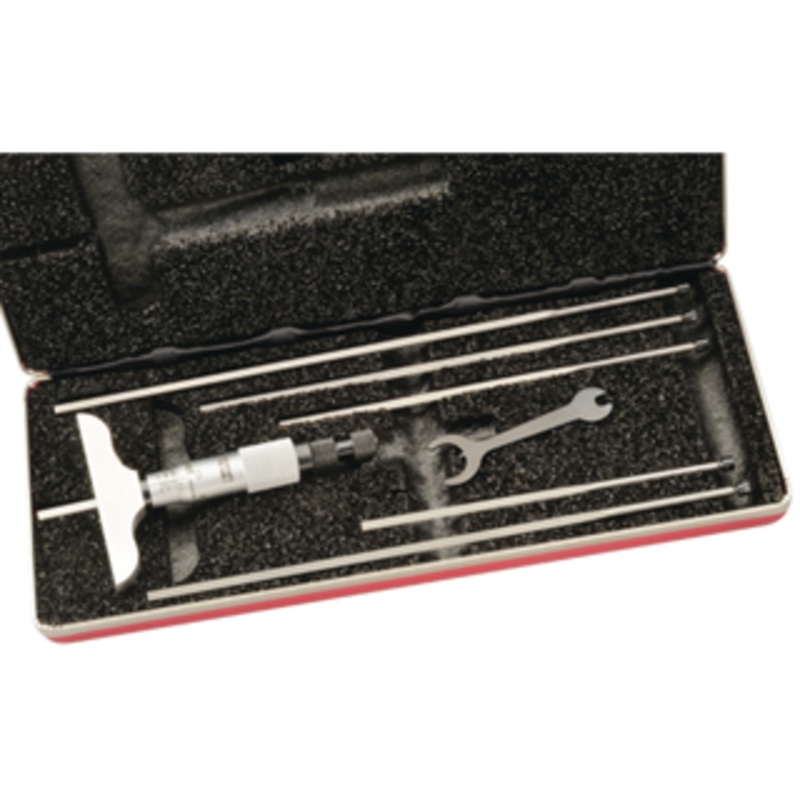 Starrett 449AZ-6R Micrometer Depth Gage with Non-Rotating Blade 0-6 – 449A-6R