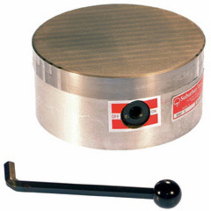 Suburban Round Magnetic Chuck, Standard Pole, 6-1/4 dia. – RMC-6