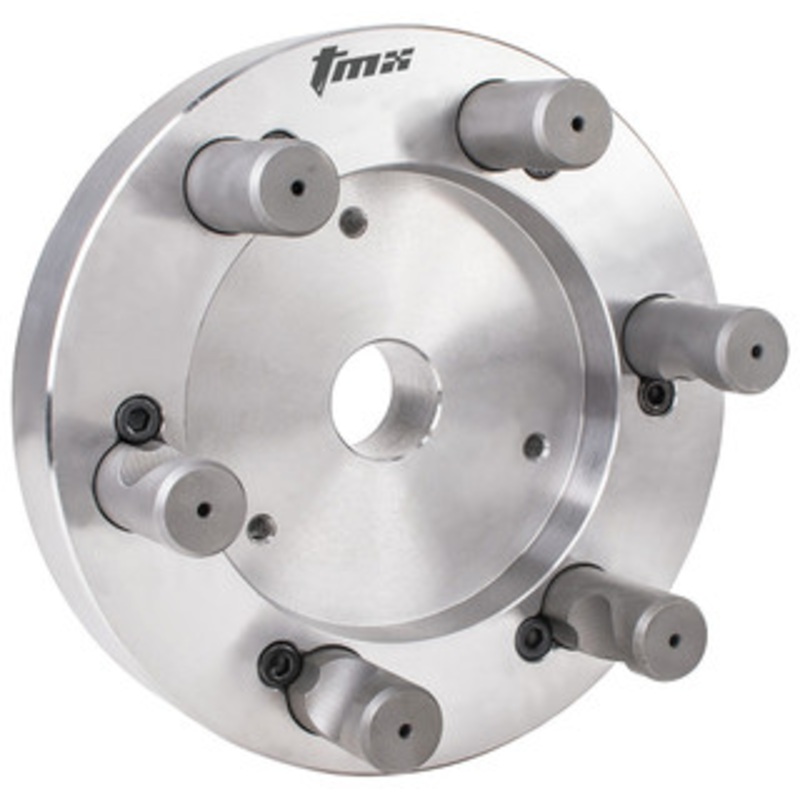 TMX Fully Machined Type D1 Steel Backplate for SET-TRU Chucks, 6in D1-4 – 3-875-064P