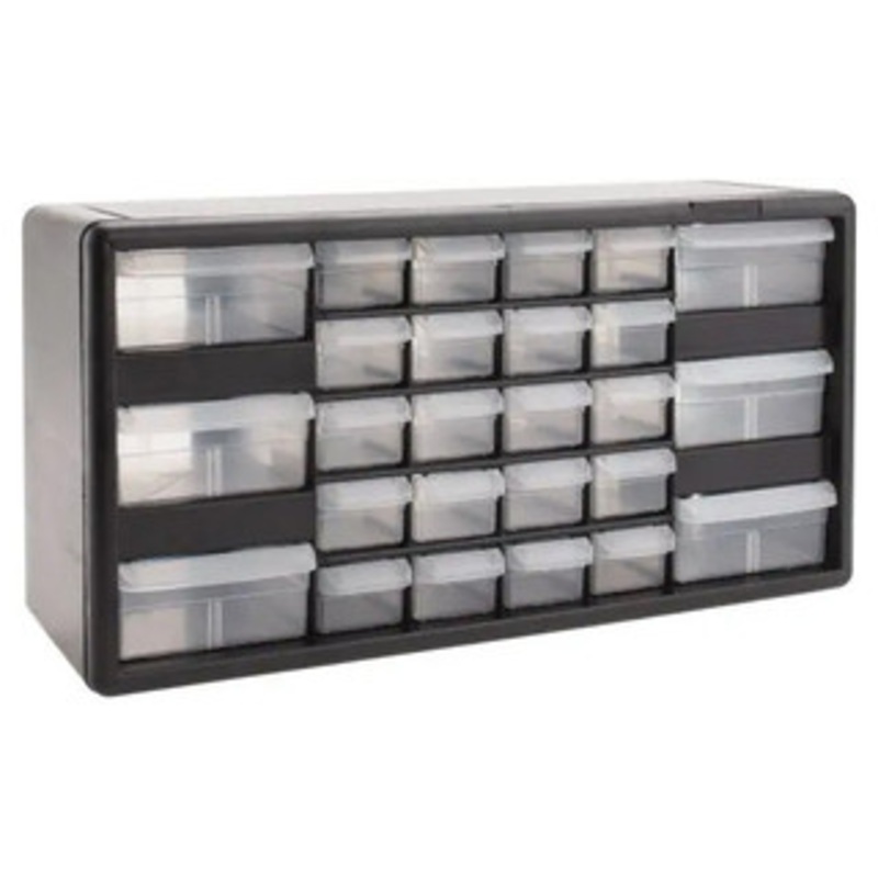 Akro-Mils Plastic Storage Cabinet #10126, 26 Drawers, 6-3/8 Deep x 20 Wide x 10-11/32 High – 78460029