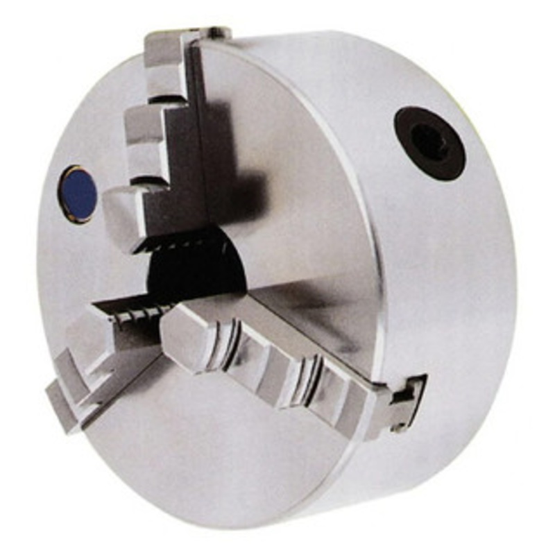 Interstate 3-Jaw Self Centering Direct Mounting D Series Lathe Chuck, 15 Dia, D1-8 Spindle, 130mm/5.11 Thru Hole – 34-688-2