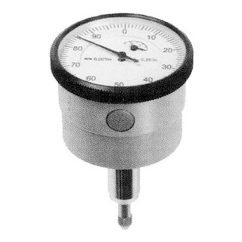 Precise Back Plunger Dial Indicator, 0-0.20 with 3/8 Stem – 400-015