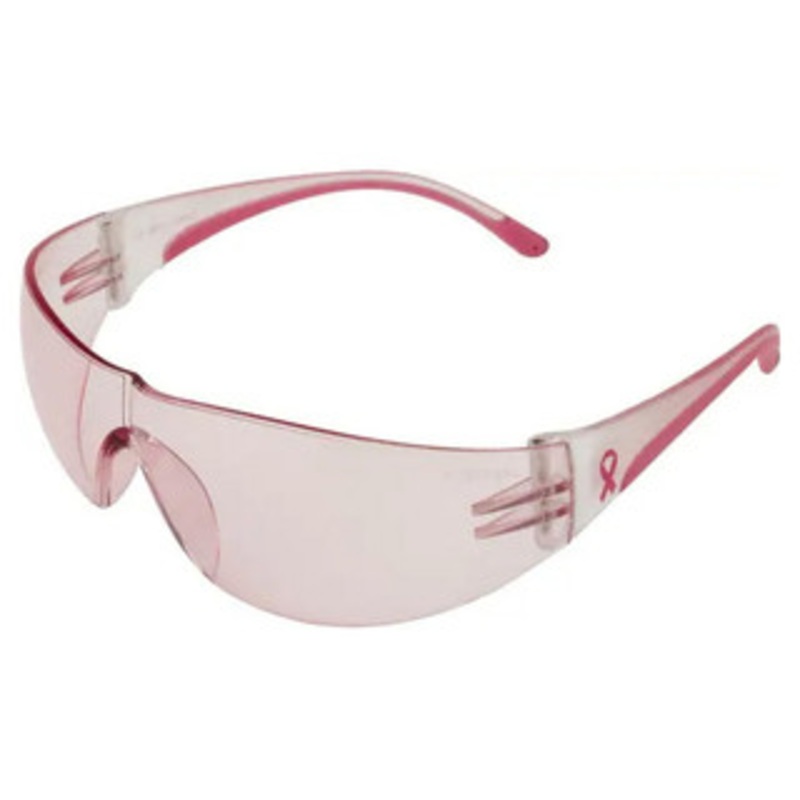 PRO-SAFE Eva Womens Safety Glasses, Pink Lens, Scratch Resistant, Pink Frame – 56-154-8