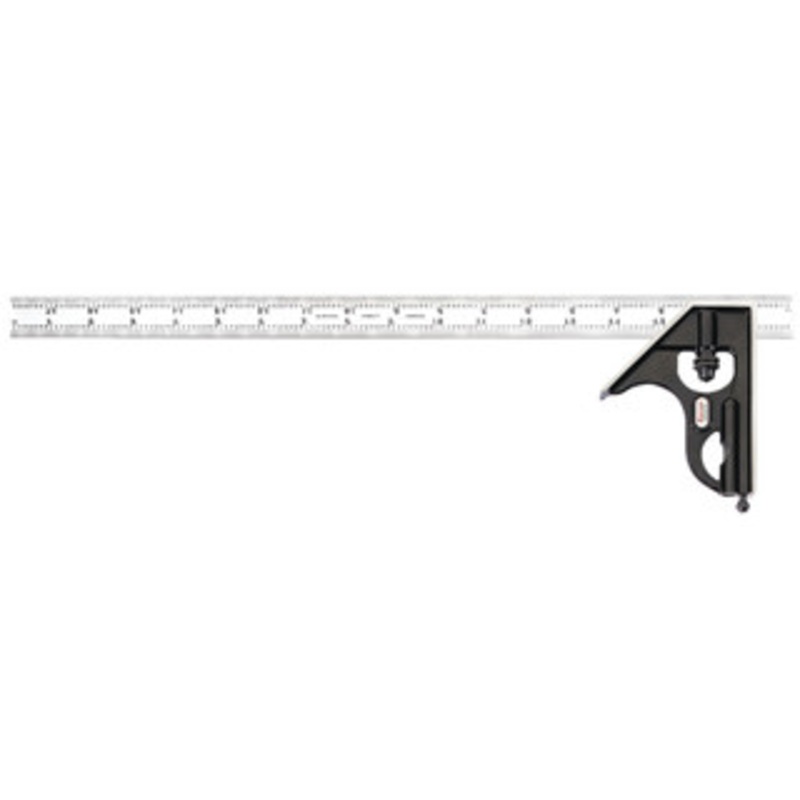 Starrett 18 Combination Square with Square Head, EDP 56400 – C33H-18-4R