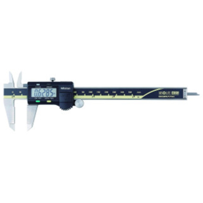 Mitutoyo Digimatic Caliper 500-160-20, Inch/Metric, 0-6 w/ Carbide Jaws – 11-821-6