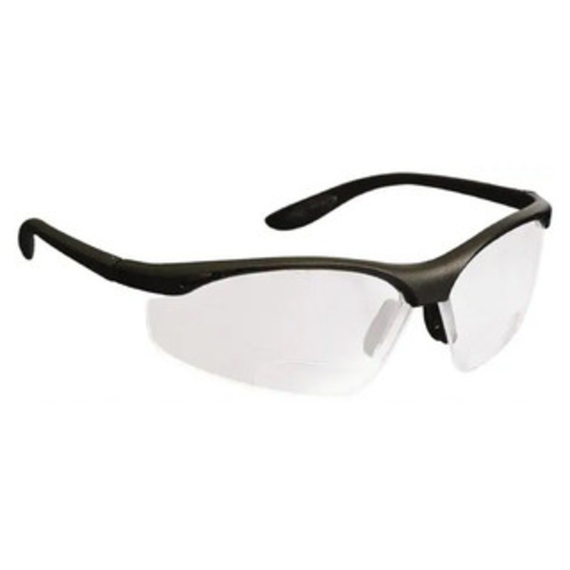 PRO-SAFE Mag Reader Bifocal Safety Glasses, Gray Lens, 2.5 Diopter – 56-181-1