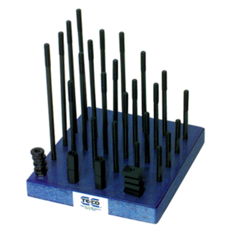 Teco T-Nut & Stud Set, 3/8-16 Stud Size, 7/16 T-Slot Size – 20602