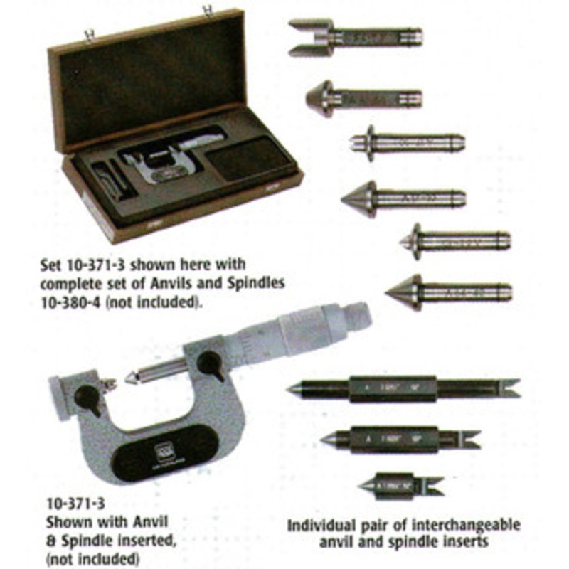 TESA Threadmaster, Interchangeable with Anvil and Spindle Sets