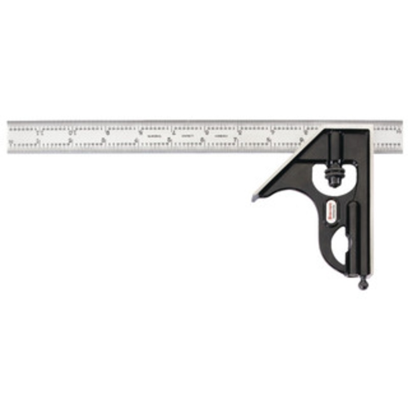 Starrett 12 Combination Square with Square Head, EDP 56396 – C33H-12-4R