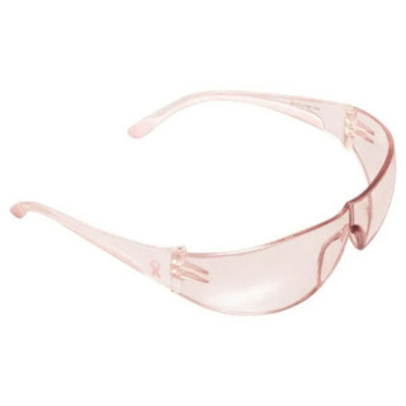 PRO-SAFE Eva Petite Womens Safety Glasses, Pink Lens, Scratch Resistant, Pink Frame – 56-156-3