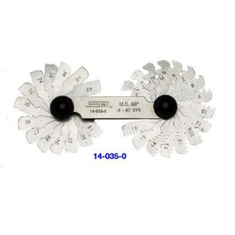 SPI Screw Pitch Gage 30 Leaves 4-42 Pitch – 14-035-0
