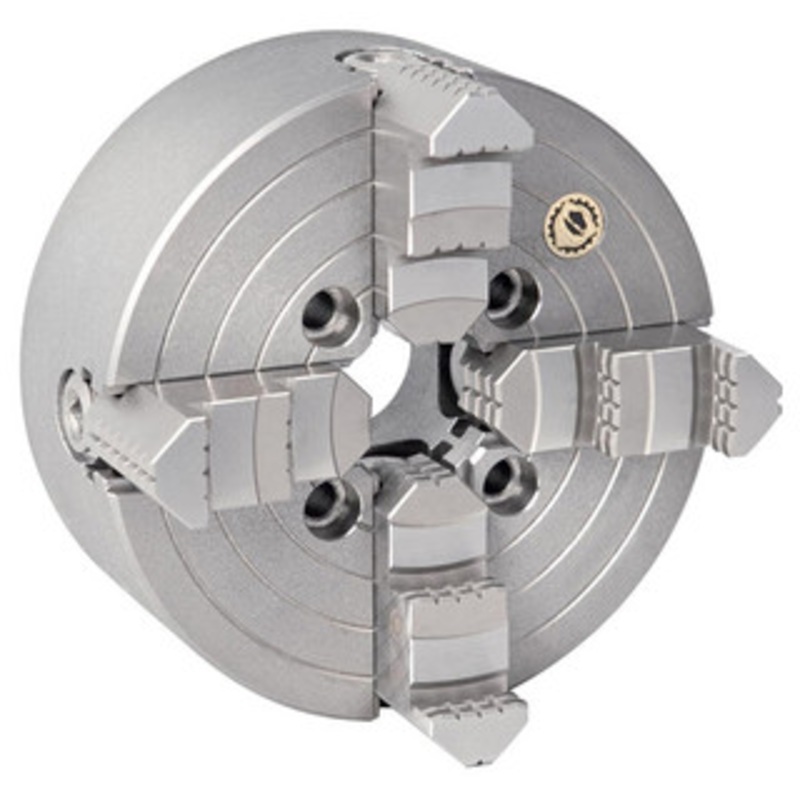 Bison Independent Lathe Chuck 7-850-0600, 4-Jaw, 6 Size, 1.65 Spindle
