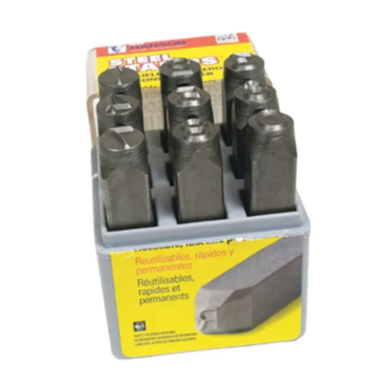 C.H. Hanson Premier Number Stamp Set, 1/2 Character Size
