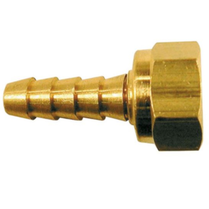 Coilhose Pneumatics Swivel Brass Hose Barb, 1/2 Female Hose ID – F0808