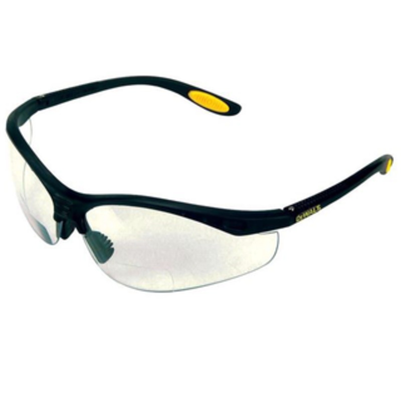 DeWALT Reinforcer RX 2.0X Power Clear Lens Safety Glasses DPG59120