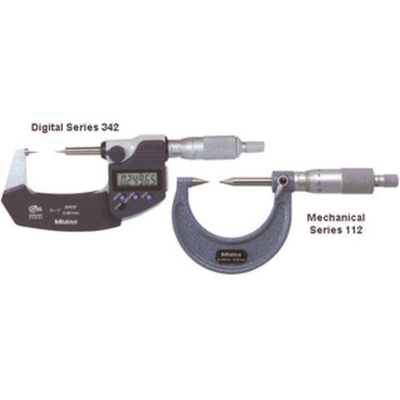 Mitutoyo Mechanical & Digital Point Micrometers with SPC Output