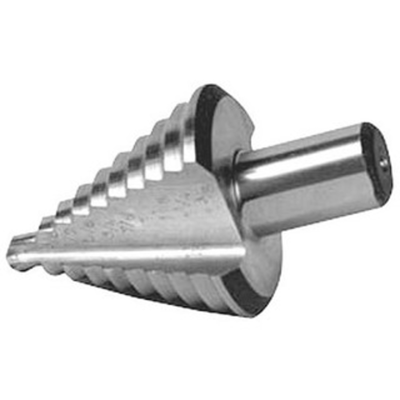 Precise Self Starting Step Drill, Tin Coated, 1/8 – 1/2 by 32nds – 500-500-1